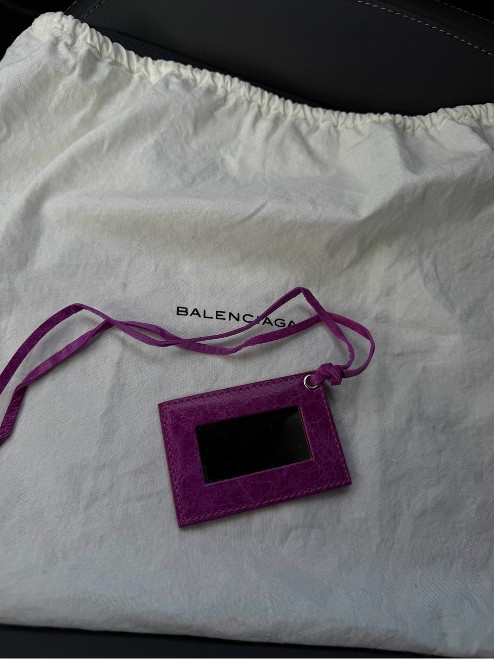 Vintage Balenciaga Giant 21 Envelope Clutch Cyclamen|Magenta Lambskin Authentic - Picture 13 of 14